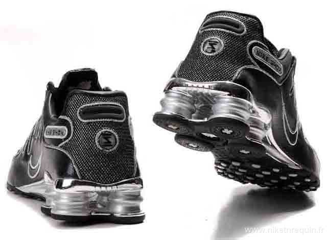 Dernieres concepteur Hommes Nike Shox NZ noir gris (2)